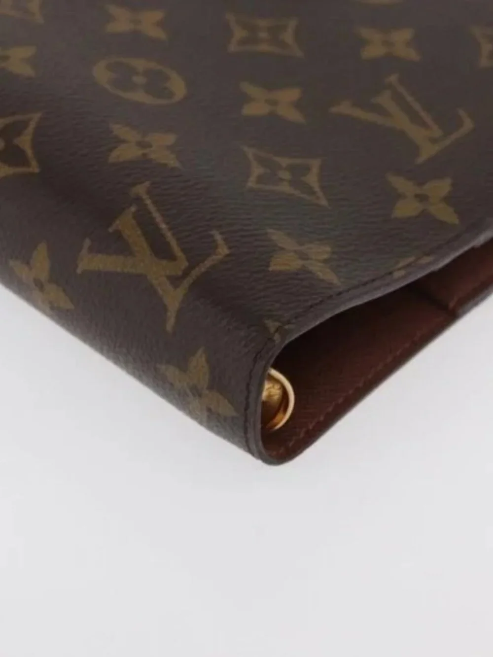LOUIS VUITTON Monogram Agenda GM Day Planner Cover R20006 LV Auth mr2381V
